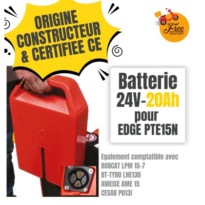 Batterie LITHIUM 24V/20Ah pour EDGE PTE15N Batterie LITHIUM 24V/20Ah pour EDGE PTE15N